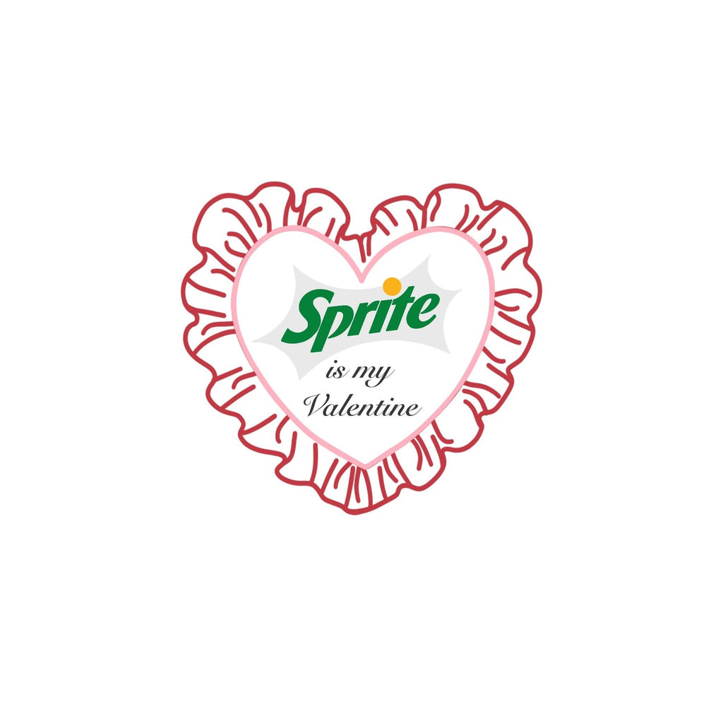 “Soda” Is My Valentine Sweatshirt – Valentine’s Day Crewneck – Cute Pink Embroidered Heart – Funny Valentine Gift for Her