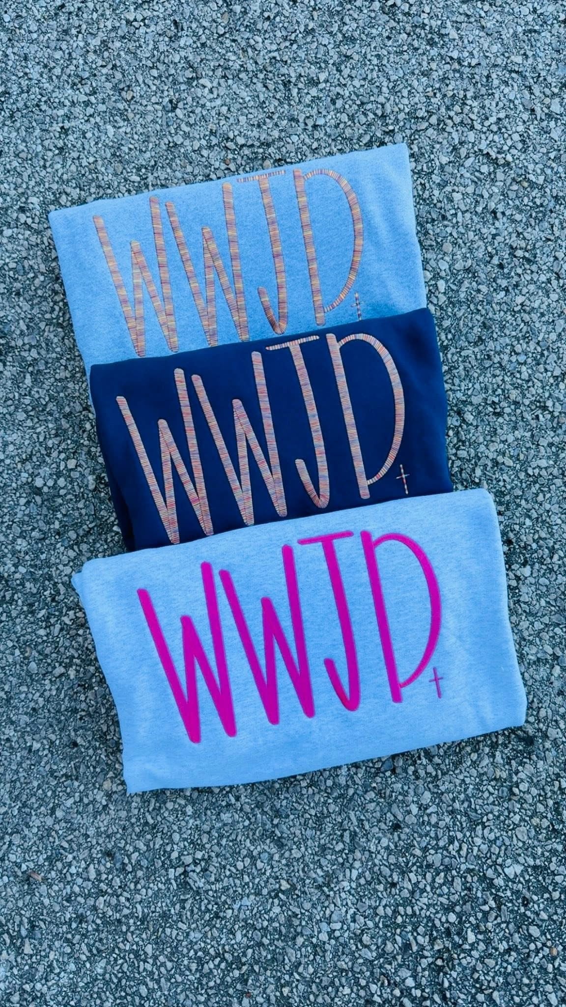 WWJD + Christian Crewneck Sweatshirt