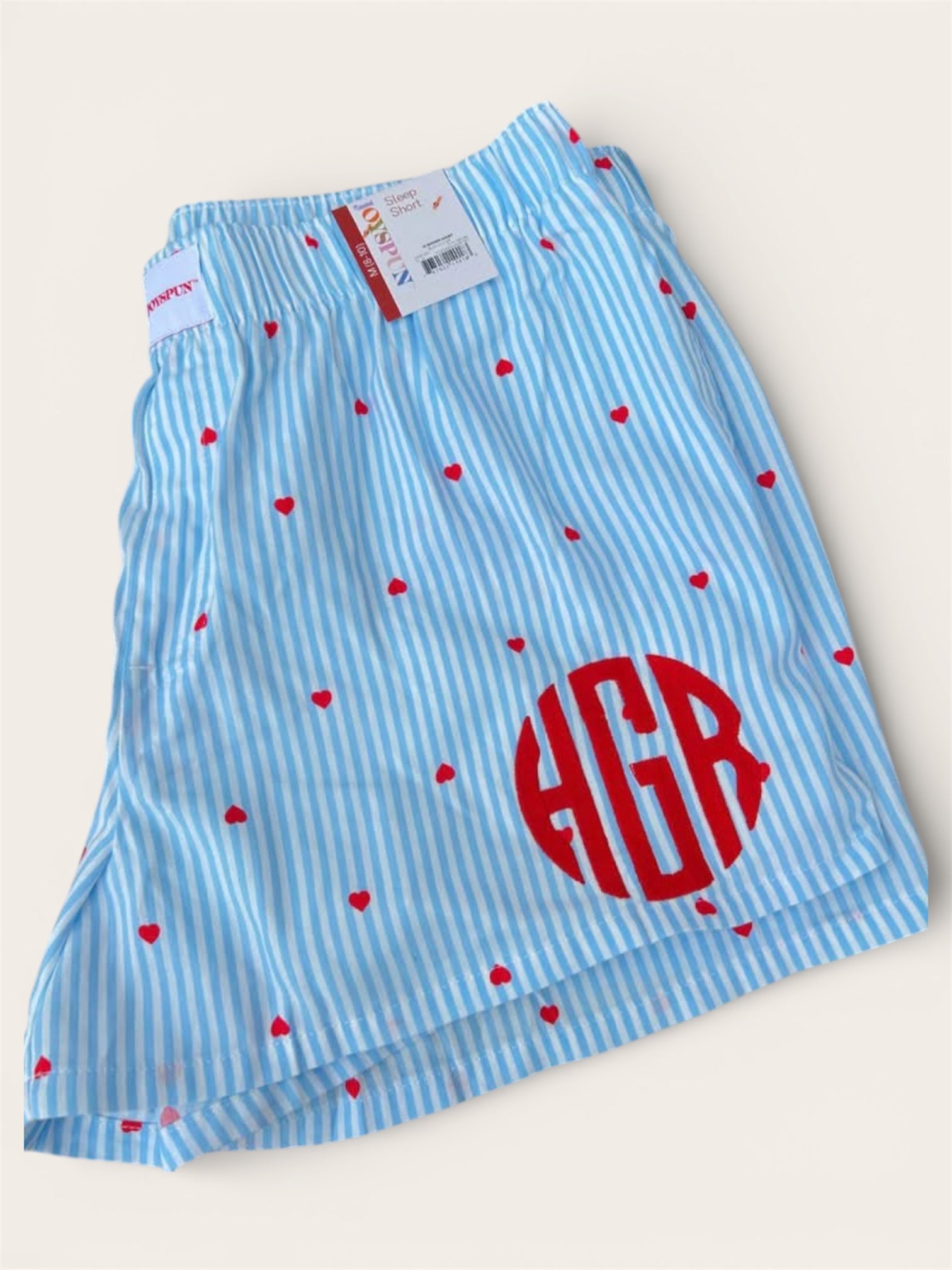 Personalized Monogram Pajama Shorts