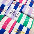 Personalized Name Towel | Custom Kids Towel | Embroidered Name Towel | Pool, Beach & Easter Basket Gift