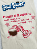 Finding It Harder to Tumble Out of Bed Embroidered Sweatshirt | Coffee Lover Sweatshirt | Cozy Mom Sweatshirt