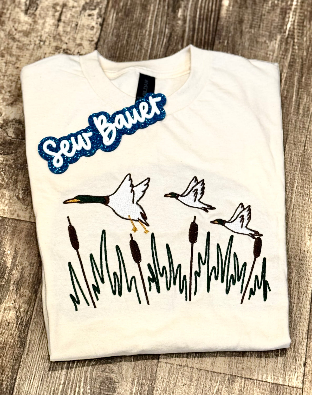 Mallard Duck Embroidered Shirt | Duck Hunting Comfort Colors Tee