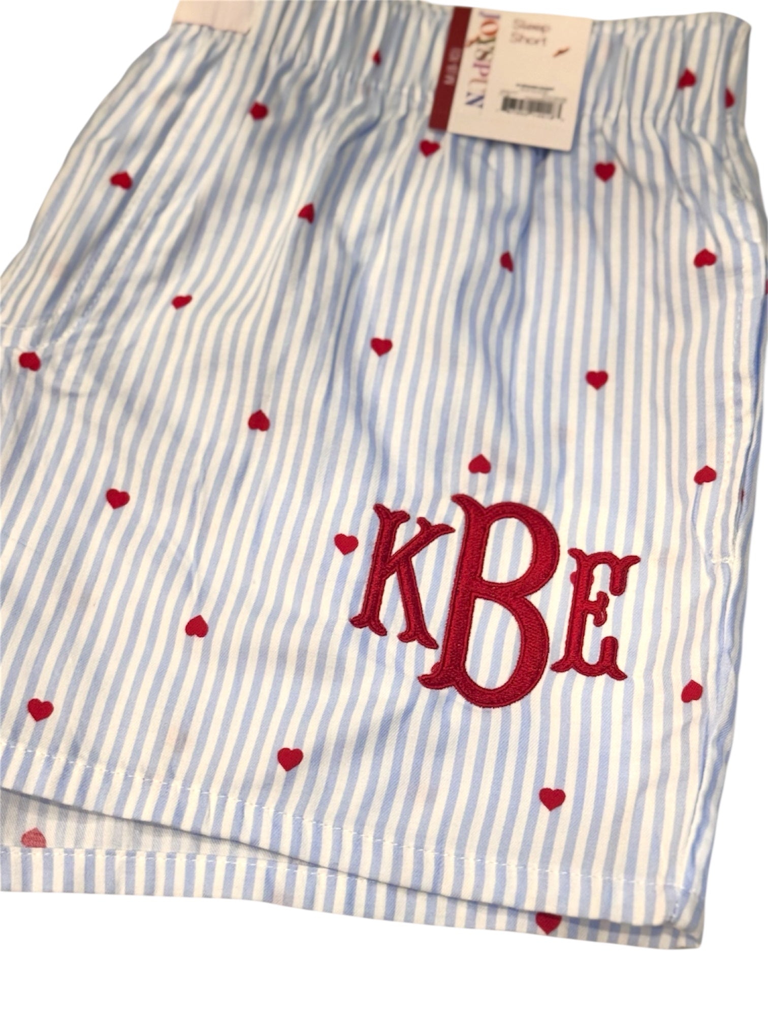 Personalized Monogram Pajama Shorts