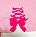 Lace-Up Bow Side Seam Embroidery Add-On