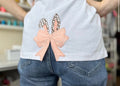Bunny Ears Side Seam Bow Embroidery Add-On
