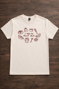 I Like to Start Shit Embroidered Tee | Sourdough Shirt | Funny Baking Shirt | Natural Gildan Softstyle T-Shirt