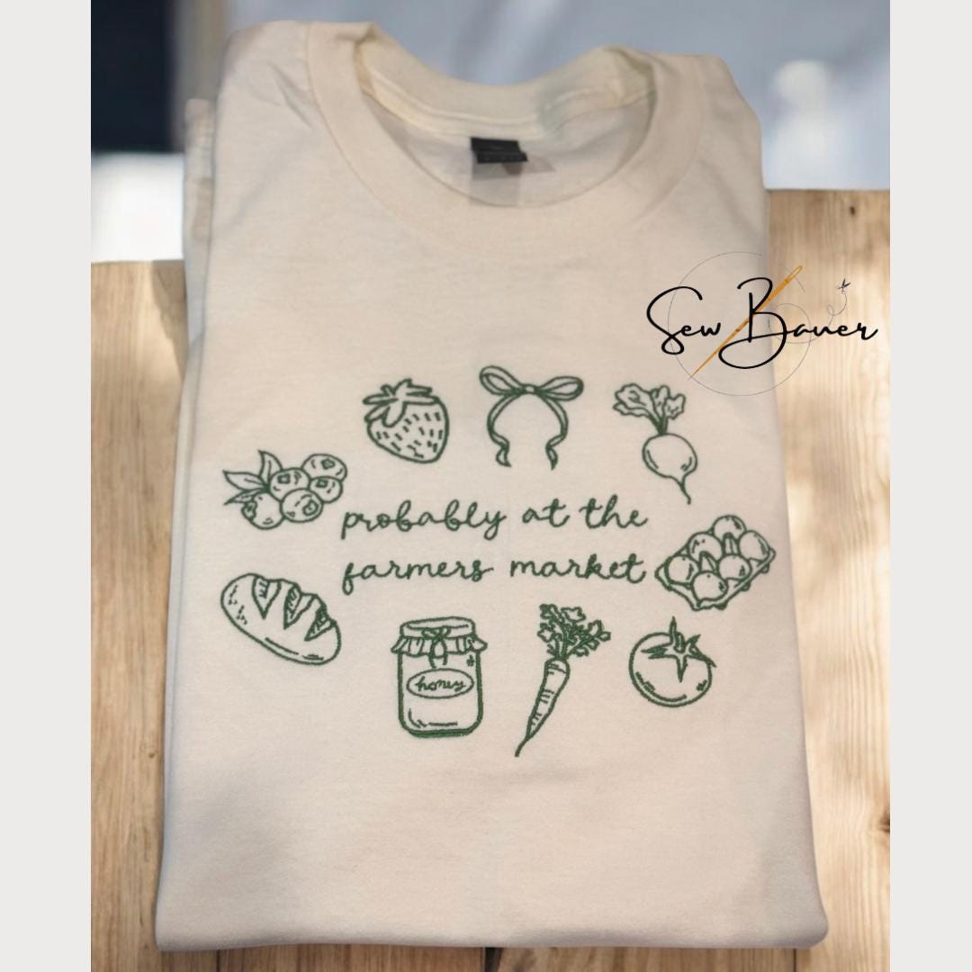 Probably at the Farmers Market Shirt | Cottagecore Graphic Tee | Farmers Market Lover Shirt | Organic Style Tee | Gift for Market Moms